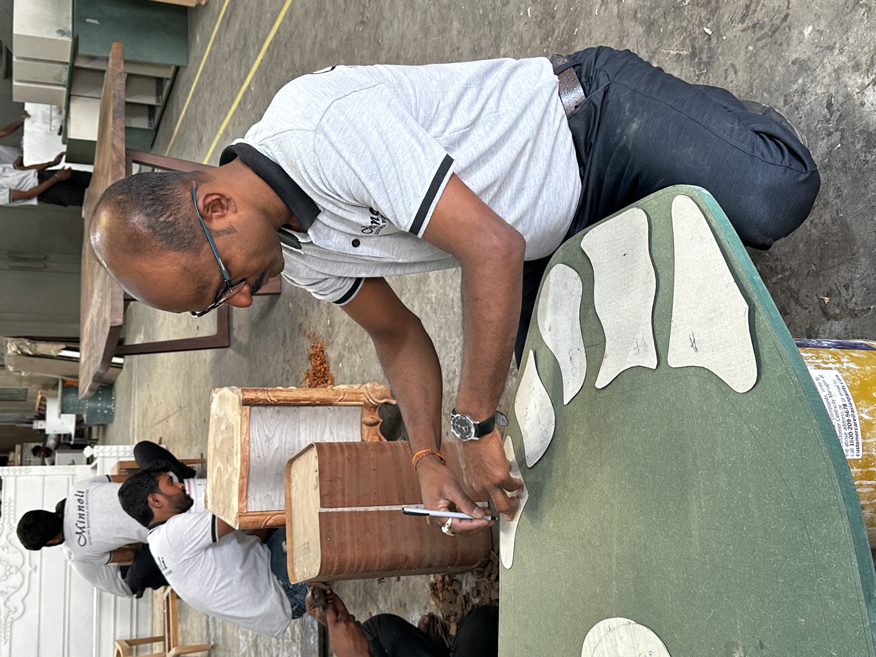 Minnoli handcrafted furniture process